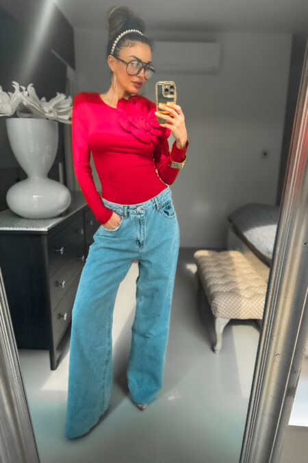 Spodnie -  Szerokie niski stan