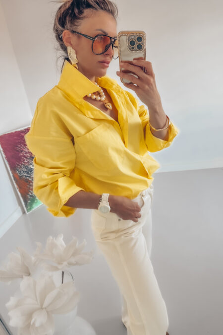 Koszula  - Żółta luźna