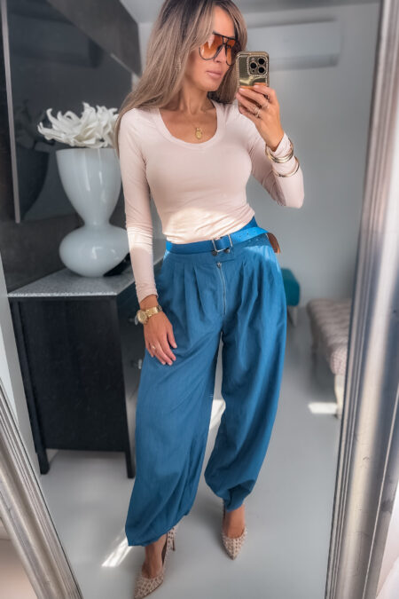 Spodnie - Blue szerokie