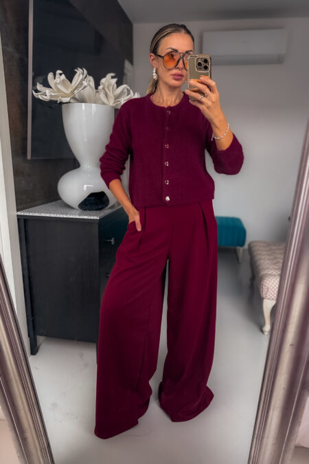 sweterek - Moher kid - wełna Merino wino szybka wysyłka