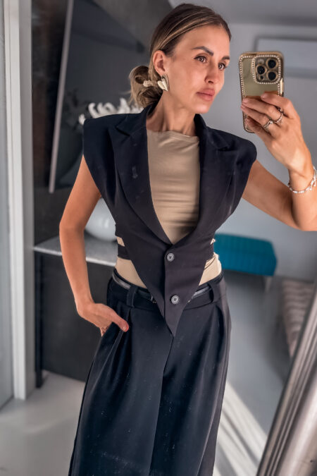 Bezrękawnik - Czarny