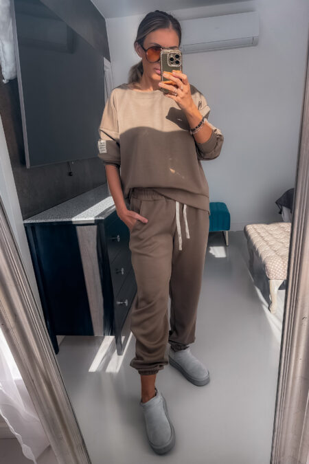 Komplet - Dresy beżowe