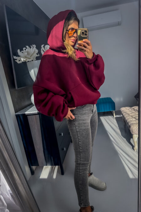 Bluza -  ciemny czerwony  baloon