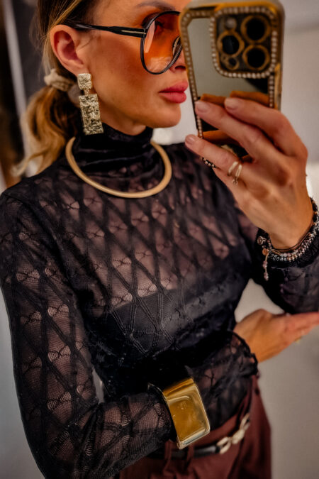 Kolczyki -  złote kwadraty