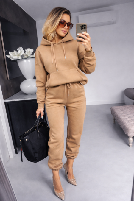 Dresy -  jasny beż kaptur