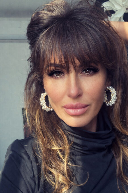 Kolczyki -  złote perła i cyrkonia